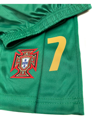 Форма футбольная подростковая Ronaldo № 7, красно-зеленая