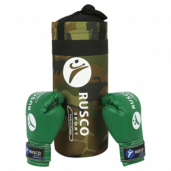 Набор боксерский для начинающих RUSCO SPORT, перчатки 6 OZ в магазине Спорт - Пермь