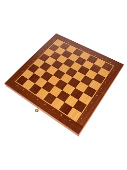 Шахматная доска складная (Кинешма), махагон, 50мм