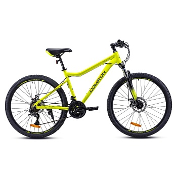 Велосипед COMIRON  FLAME 26", 21 скорость (рама 17), зеленый лайм