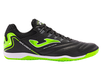 Бутсы футзальные JOMA MAXIMA 24 INDOOR MAXS2401IN, цвет черный/зеленый