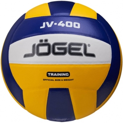 Мяч волейбольный Jogel JV-400 сине-желтый, размер 5
