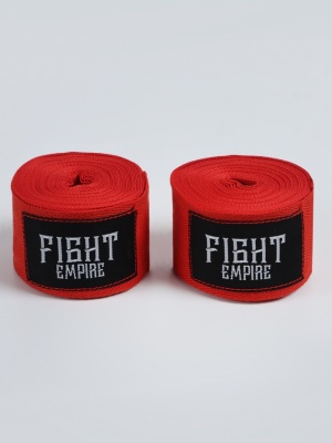 Бинты боксёрские FIGHT EMPIRE, 4 м, красные в магазине Спорт - Пермь