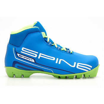 Лыжные ботинки SPINE SNS Smart (457/2) (синий/зеленый) в магазине Спорт - Пермь