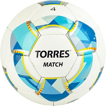 Мяч футбольный TORRES MATCH F320024, размер 4
