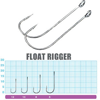 Крючок OWNER Float Rigger MH-12 BC, №6, 10шт