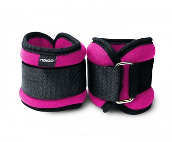 Утяжелители 1 кг х 2 дробь неопрен розовый SM-435 в Магазине Спорт - Пермь