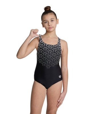 Купальник детский Arena KIKKO V SWIM PRO BACK, 006748 510, Black-White в магазине Спорт - Пермь