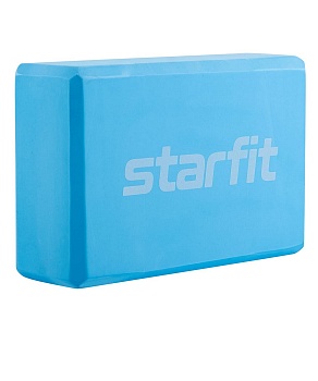 Блок для йоги Starfit YB-200, 22,5х15х8 см, цвет синий пастель в Магазине Спорт - Пермь