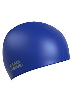 Шапочка для плавания Mad Wave Intensive Big, взрослая, M0531 12 2 03W, синий в магазине Спорт - Пермь