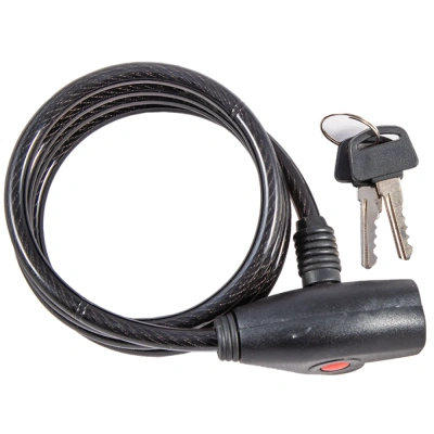 Замок велосипедный 8*1200mm ключ+ GK GK102.106 в Магазине Спорт - Пермь