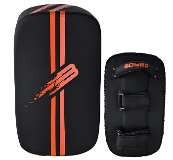 Макивара BoyBo Fire BMS600, цвет черный/оранжевый в магазине Спорт - Пермь