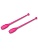 Булавы для художественной гимнастики Indigo 41 см, вставляющиеся, розовые (IN018)