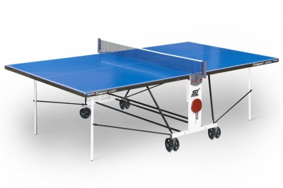 Теннисный стол Start Line Compact Outdoor-2 LX, всепогодный, синий