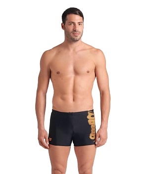 Мужские плавки- шорты Arena BRIGHT GLARE SWIM SHORT, 008941 503, black-parrot в магазине Спорт - Пермь