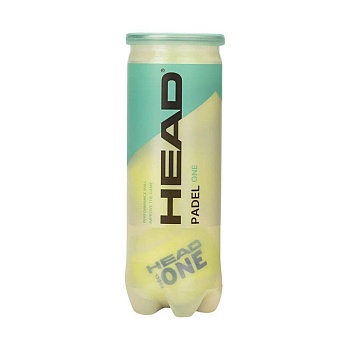 Мяч для падела HEAD Padel One S, 575383, 3 шт, желтый