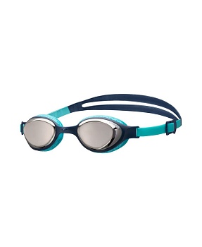 Очки для плавания для юниоров ARENA Junior Air Mirror 009273 110 silver-navy-water в магазине Спорт - Пермь