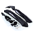 Крылья для велосипеда для колёс на 24-29". COMIRON Signature Series Glossy. комплект 2 шт. Цвет: Черный