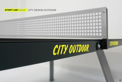 Теннисный стол антивандальный Start Line City Design Outdoor, всепогодный, цвет графит