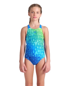 Купальник детский Arena MULTI COLOURS V JR, 009007 808, blue riv multi-blue riv в магазине Спорт - Пермь