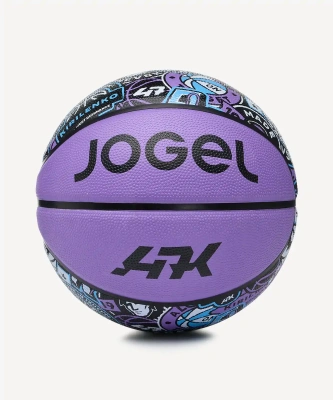 Мяч для баскетбола JOGEL Challenger 47, фиолетовый, размер 5 ЦБ-00007726