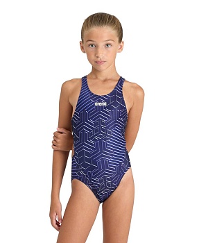 Купальник детский Arena KIKKO JR PRO SWIM TECH L, артикул 5900 770, цвет navy / navy multi в магазине Спорт - Пермь