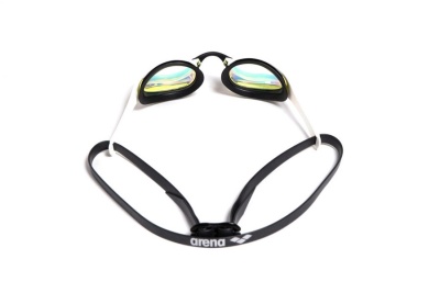 Очки для плавания стартовые Arena COBRA ULTRA SWIPE MR, 002507 310, сменная переносица, yellow copper-white в магазине Спорт - Пермь