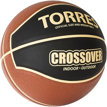 Мяч для баскетбола TORRES Crossover, артикул B32097, размер 7