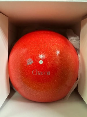 Мяч для художественной гимнастики CHACOTT Shiny 301503-0019-48 650 коралл, 18.5 см