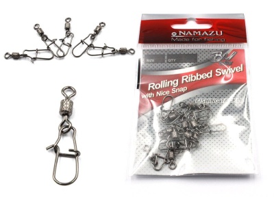 Вертлюг с застежкой Namazu N-FT-RSNS5, размер 5 (10шт)