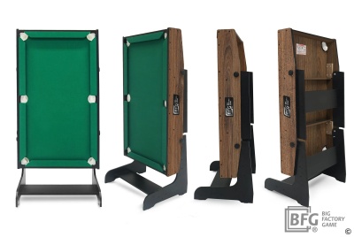 Бильярдный стол Start Line BFG Compact Moby (Аризона), 4х-футовый, ПУЛ, цвет аризона/черный