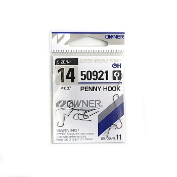 Крючок OWNER Penny Hook BC №10 (10шт)