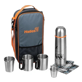 Набор Helios для пикника Prival на 2 персоны с термосом+2 термокружки (HS-PL-TT-2)