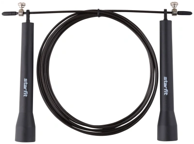 Скакалка STARFIT RP-202 скоростная, 3 м, черная в Магазине Спорт - Пермь