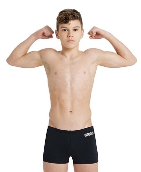 Детские плавки-шорты Arena TEAM SWIM SHORT SOLID JR, 004777 550, Black-White в магазине Спорт - Пермь