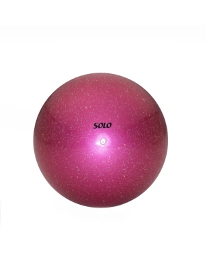 Мяч для художественной гимнастики Соло глиттер «Ягодная фея» BGEM-14