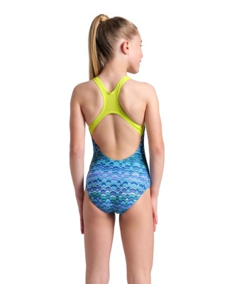 Купальник детский Arena ONDULATION SWIM PRO JR, 8168 177, multi navy-soft gr в магазине Спорт - Пермь