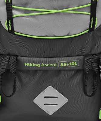 Рюкзак Berger Hiking Ascent BHA25BP-01, 55+10л, серый