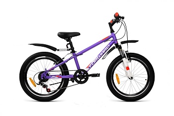 Велосипед Forward UNIT 20" 2.0, 6 скоростей, рама 10.5", фиолетовый