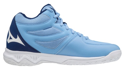Кроссовки волейбольные MIZUNO THUNDER BLADE 2 MID W V1GC1975-29, голубые в Магазине Спорт - Пермь