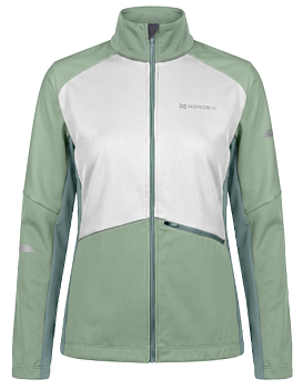 Тренировочная куртка женская Nordski Pro 2.0 Ice Mint/White W NSW621704