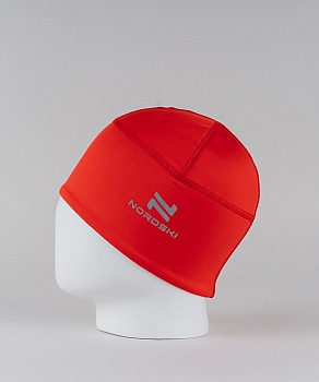 Тренировочная шапка Nordski Warm Red NSV228900 в магазине Спорт - Пермь