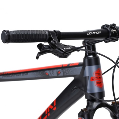 Велосипед COMIRON PREDATOR, 27,5", 11 скоростей, (17 рама), черно-красный в Магазине Спорт - Пермь