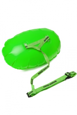 Надувной буй Mad Wave VS Swim Buoy для открытой воды, M2040 02, цвет: green в магазине Спорт - Пермь