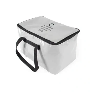 Сумка изотермическая ПВХ СЛЕДОПЫТ Thermal Bag, 45х28х28 см, 35 л, серый