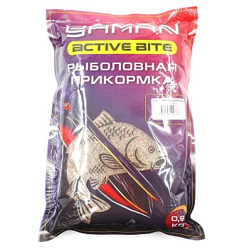 Прикормка Yaman Active Bite Лещ (жареные семечки), 900г