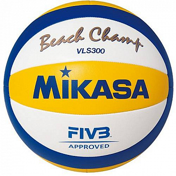Мяч для пляжного волейбола Mikasa VLS300 FIVB, размер 5