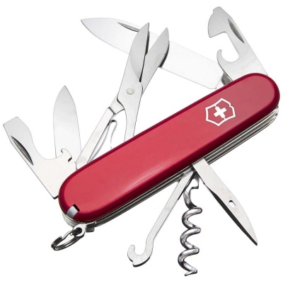 Нож Victorinox Camper, 91мм, 14 функций, красный, 1.3703