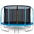 Батут StartLine Fitness 12 футов (366 см) с внутренней сеткой, держателями и лестницей в Магазине Спорт - Пермь