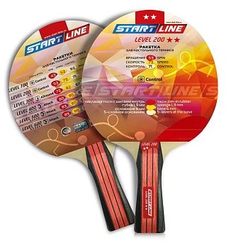 Ракетка для настольного тенниса Start Line 200, артикул 12305, коническая ручка